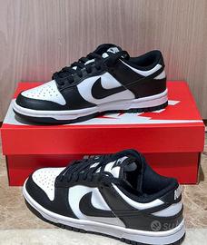 Nike Dunk Low Retro Panda bianche e nere   42.5
