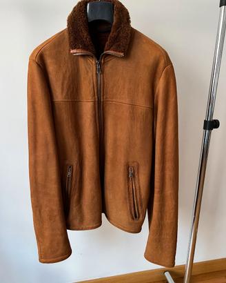 Giubbotto Montone Uomo cammello Tg 50 Brooksfield