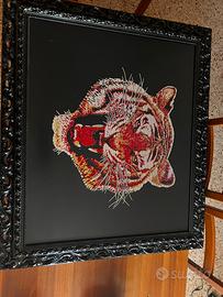 Tigre quadro nero