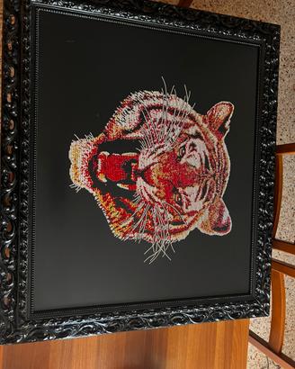 Tigre quadro nero