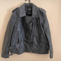 Chiodo ecopelle biker