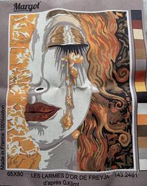 tela da ricamare a Mezzo punto 