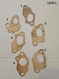 6 guarnizioni carta vari tipi di carburatore Vespa