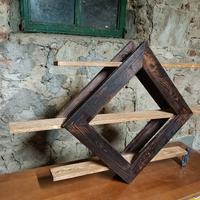 mensola artigianale per piccole piante oppure ogge