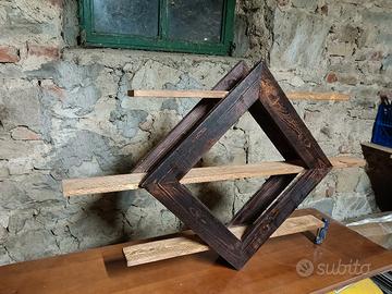 mensola artigianale per piccole piante oppure ogge