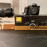 NIKON D5100 18-55 VR KIT + OBIETTIVO TAMRON AF70