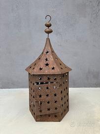 LANTERNA IN FERRO grande h cm80