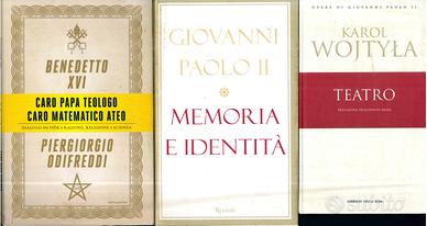Lotto 5 libri Vaticano Papi e Religione