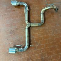 Marmitta libera in acciaio 500 Abarth