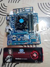 SCHEDA MADRE GIGABYTE CPU i7 RAM 16GB VIDEO 1GB 