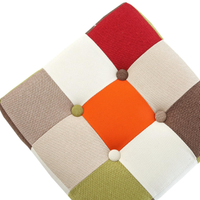 pouf poggia piedi patchwork