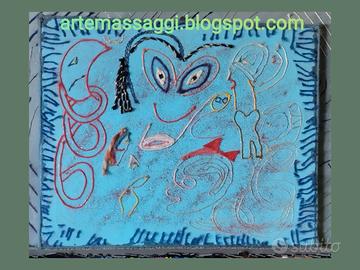 Quadro unico su tela: Maschere di Bart Revolution