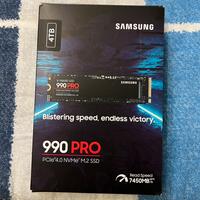 SSD Samsung 990 PRO 4TB NVMe PCle 4.0 nuovo