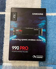 SSD Samsung 990 PRO 4TB NVMe PCle 4.0 nuovo