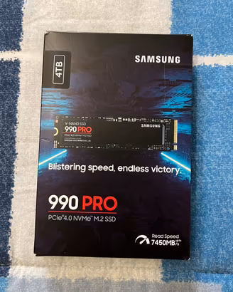 SSD Samsung 990 PRO 4TB NVMe PCle 4.0 nuovo