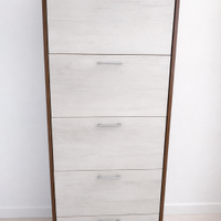 Scarpiera slim 5 ante doppie a ribalta