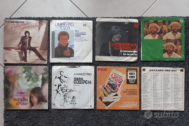 8 dischi vinile 45 giri vinili per juke box