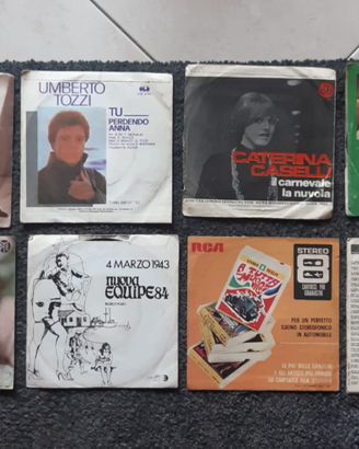 8 dischi vinile 45 giri vinili per juke box
