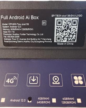 Android AI Box CPC200 T-Box Plus 138 – 8GB/128ROM