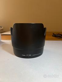 Canon et-86 paraluce lens hood per 70-200 f2.8