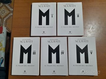 M Il figlio del secolo - Antonio Scurati 5 Volumi