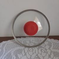 Coperchio in vetro nuovo diametro 20 cm