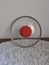 Coperchio in vetro nuovo diametro 20 cm