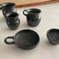 Porta unguenti antichi stile etrusco da collezione