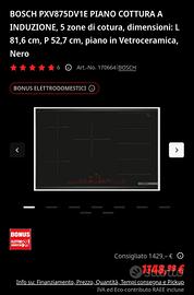 Piano induzione Bosch serie 8