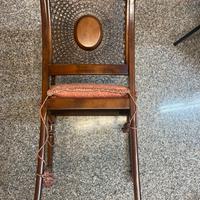 Poltroncina in faggio tinto noce  italia