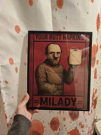 Quadro Poster umoristico Hannibal Lecter 