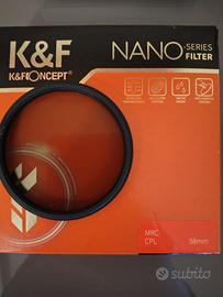 Filtri fotografici - CPL 58mm e ND 58/67mm