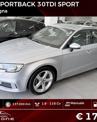Audi A3 SPB 30 TDI Sport FINANZIABILE