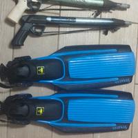 pinne e 2 fucili sub