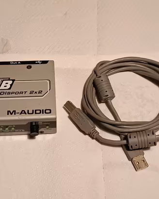 Interfaccia MIDI M-Audio USB MIDISPORT 2x2