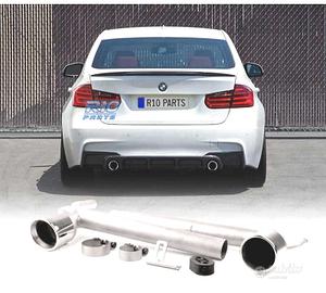 KIT SCARICO CON TERMINALI BMW F30 F31 LOOK M PERFO
