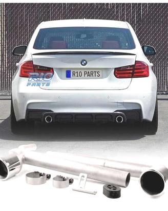 KIT SCARICO CON TERMINALI BMW F30 F31 LOOK M PERFO