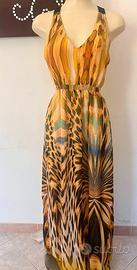 Vestito lungo Animalier 