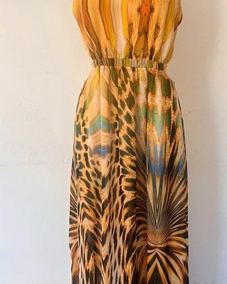 Vestito lungo Animalier 