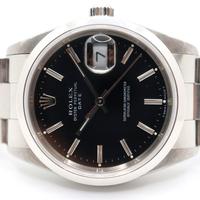 Rolex Date 34mm Ref. 15200 nero anno 1991