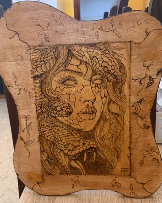  🔥 MEDUSA – INTERPRETAZIONE PIROGRAFICA 🔥