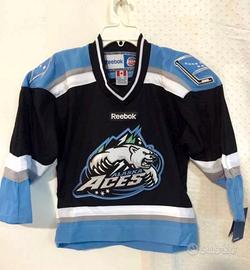 Maglietta Reebok Youth ECHL ALASKA ACES nera 