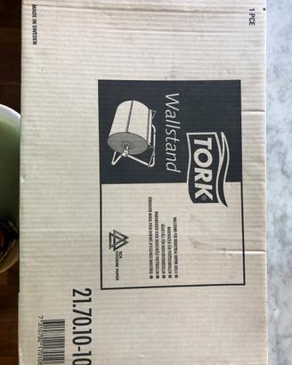 Dispenser da parete per rotoli in carta