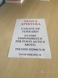 Garage via de Ferrariis 58 carrassi