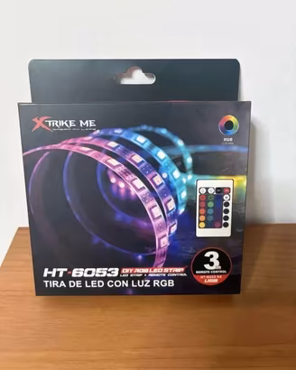Kit Striscia LED RGB 3m Alimentatore Telecomando
