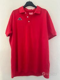 Polo Kappa rossa taglia XXL