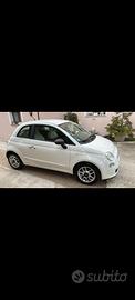 Fiat 500 benzina bianca interni rossi