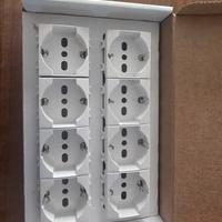 BIPRESA SCHUKO ABB CHIARA 8 PEZZI