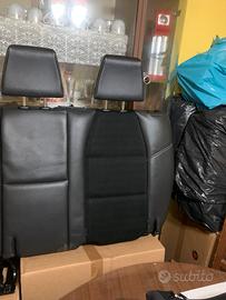 spalliera tappezzeria pelle e tessuto peugot 207