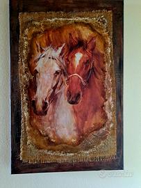 Quadro su tela di sacco